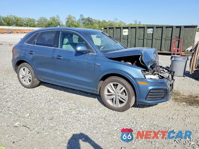 Czwarte zdjęcie samochodu z boku: 2018 AUDI Q3 PREMIUM PLUS VIN:WA1JCCFSXJR022682 - miniatura