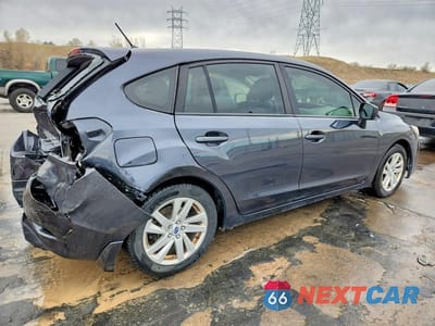 Trzecie zdjęcie samochodu z tyłu: 2016 SUBARU IMPREZA PREMIUM VIN:JF1GPAB68G8276932 - miniatura