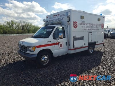 1993 FORD E350 AMBULANCE 1FDKE37H7PHA02097 - główne zdjęcie licytacji z USA - miniatura