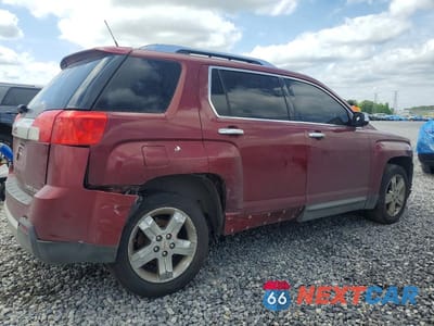 Trzecie zdjęcie samochodu z tyłu: 2012 GMC TERRAIN SLT VIN:2GKALWEK2C6206395 - miniatura