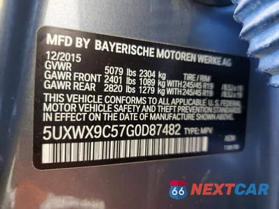 Zdjęcie 13 z 13 samochodu: 2016 BMW X3 XDRIVE28I VIN:5UXWX9C57G0D87482 - miniatura