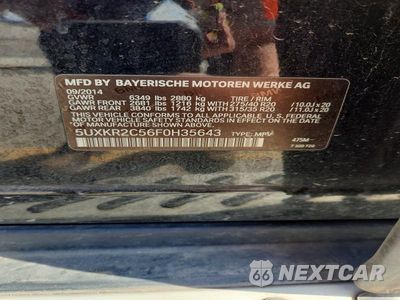 Zdjęcie 13 z 13 samochodu: 2015 BMW X5 XDRIVE35I VIN:5UXKR2C56F0H35643 - miniatura