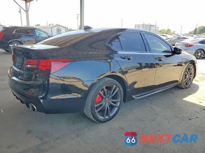Trzecie zdjęcie samochodu z tyłu: 2019 ACURA TLX TECHNOLOGY VIN:19UUB3F60KA003715 - miniatura