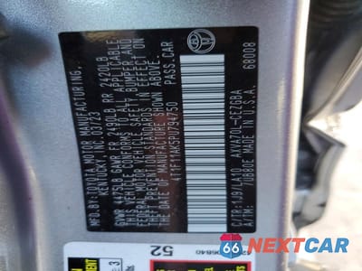 Zdjęcie 12 z 12 samochodu: 2023 TOYOTA CAMRY XLE VIN:4T1F11AK5PU794750 - miniatura