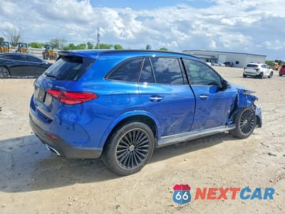 Trzecie zdjęcie samochodu z tyłu: 2023 MERCEDES-BENZ GLC 300 4MATIC VIN:W1NKM4HB6PU013129 - miniatura