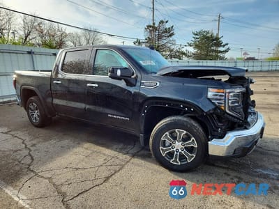 Czwarte zdjęcie samochodu z boku: 2025 GMC SIERRA K1500 SLT VIN:1GTUUDED9SZ192834 - miniatura