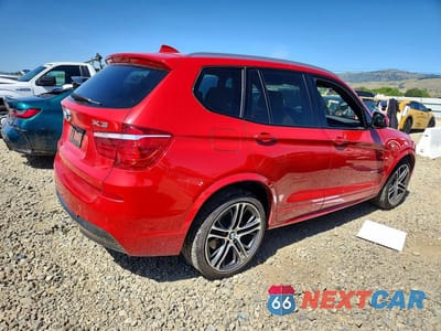 Trzecie zdjęcie samochodu z tyłu: 2016 BMW X3 SDRIVE28I VIN:5UXWZ7C59G0R32447 - miniatura