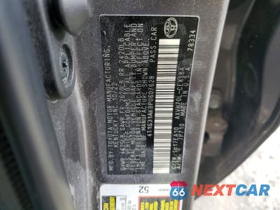 Zdjęcie 12 z 12 samochodu: 2023 TOYOTA CAMRY HYBRID SE VIN:4T1G31AK8PU607628 - miniatura