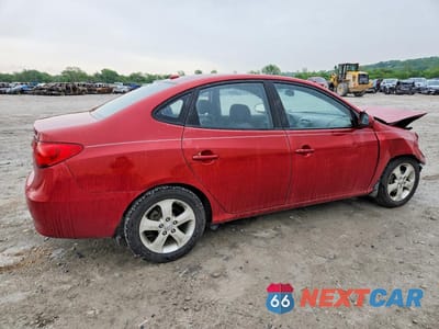 Trzecie zdjęcie samochodu z tyłu: 2009 HYUNDAI ELANTRA SE VIN:KMHDU46D39U631544 - miniatura