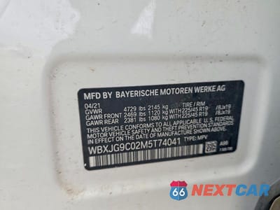 Zdjęcie 13 z 13 samochodu: 2021 BMW X1 XDRIVE28I VIN:WBXJG9C02M5T74041 - miniatura