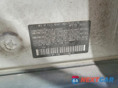 Zdjęcie 13 z 13 samochodu: 2013 SUBARU FORESTER TOURING VIN:JF2SHGGC1DH401107 - miniatura
