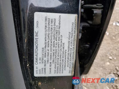Zdjęcie 12 z 12 samochodu: 2004 CHEV TRACKER VIN:2CNBJ634346907874 - miniatura