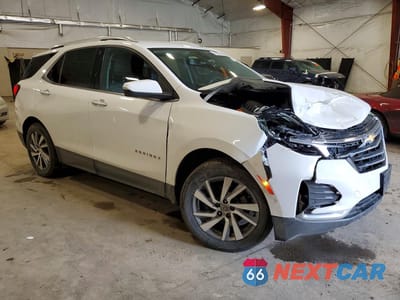 Czwarte zdjęcie samochodu z boku: 2022 CHEVROLET EQUINOX PREMIER VIN:3GNAXXEV3NS207311 - miniatura