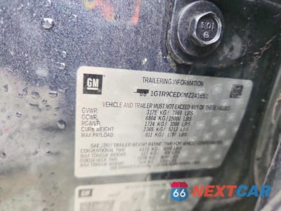 Zdjęcie 12 z 12 samochodu: 2021 GMC SIERRA K1500 ELEVATION VIN:1GTR9CED0MZ241651 - miniatura