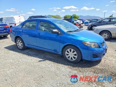 Czwarte zdjęcie samochodu z boku: 2009 TOYOTA COROLLA BASE VIN:1NXBU40E79Z055210 - miniatura