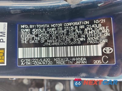 Zdjęcie 13 z 13 samochodu: 2022 TOYOTA COROLLA HATCHBACK XSE VIN:JTNC4MBE6N3156918 - miniatura