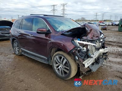 Czwarte zdjęcie samochodu z boku: 2017 HONDA PILOT ELITE VIN:5FNYF6H09HB009771 - miniatura