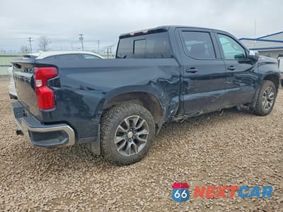 Trzecie zdjęcie samochodu z tyłu: 2020 CHEVROLET SILVERADO K1500 LT VIN:3GCUYDED4LG411835 - miniatura