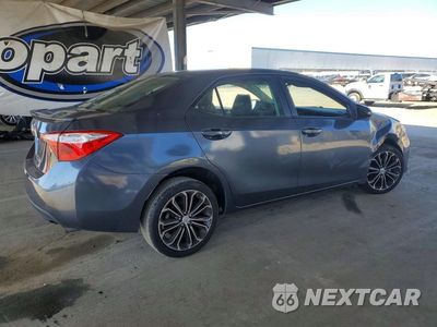 Trzecie zdjęcie samochodu z tyłu: 2014 TOYOTA COROLLA S PLUS VIN:5YFBURHE3EP012092 - miniatura