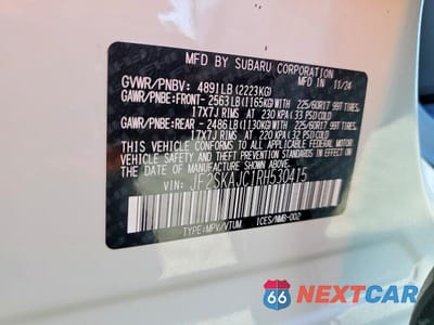 Zdjęcie 13 z 13 samochodu: 2024 SUBARU FORESTER WILDERNESS VIN:JF2SKAJC1RH530415 - miniatura