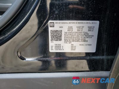 Zdjęcie 14 z 14 samochodu: 2024 GMC TERRAIN SLT VIN:3GKALVEG4RL319811 - miniatura