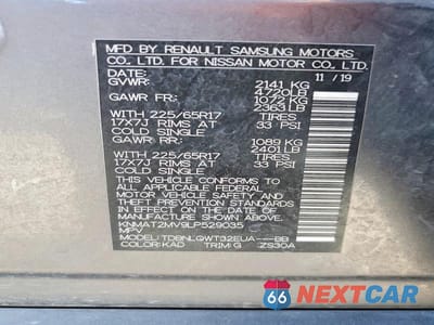Zdjęcie 12 z 12 samochodu: 2020 NISSAN ROGUE SV VIN:KNMAT2MV9LP529035 - miniatura