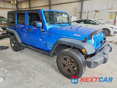 Czwarte zdjęcie samochodu z boku: 2010 JEEP WRANGLER UNLIMITED SPORT VIN:1J4BA3H12AL225471 - miniatura
