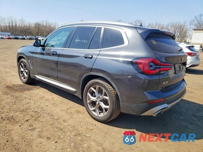 Drugie zdjęcie samochodu z przodu: 2022 BMW X3 XDRIVE30I VIN:5UX53DP03N9K46049 - miniatura