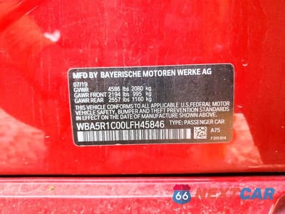 Zdjęcie 12 z 12 samochodu: 2020 BMW 330I VIN:WBA5R1C00LFH45846 - miniatura