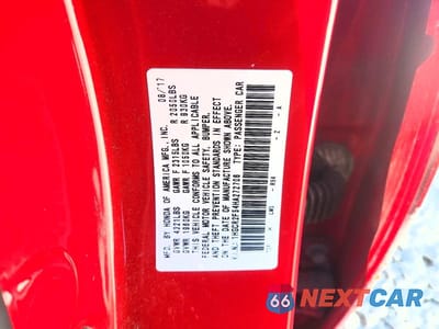 Zdjęcie 12 z 12 samochodu: 2017 HONDA ACCORD SPORT VIN:1HGCR2F54HA272706 - miniatura
