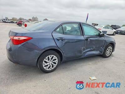Trzecie zdjęcie samochodu z tyłu: 2018 TOYOTA COROLLA LE VIN:5YFBURHE1JP846050 - miniatura