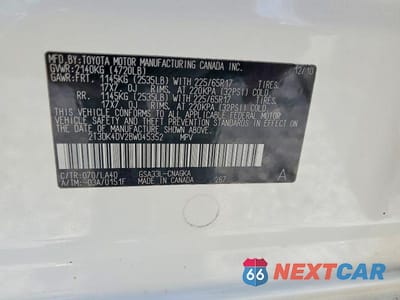 Zdjęcie 13 z 13 samochodu: 2011 TOYOTA RAV4 LIMITED VIN:2T3DK4DV2BW045352 - miniatura