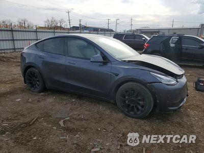 Czwarte zdjęcie samochodu z boku: 2021 TESLA MODEL Y VIN:5YJYGDEE3MF244159 - miniatura