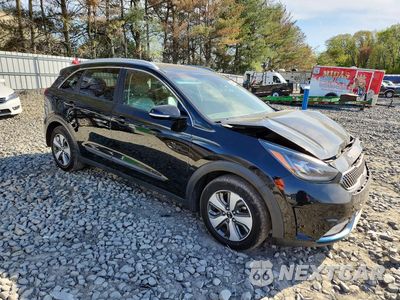 Czwarte zdjęcie samochodu z boku: 2018 KIA NIRO EX PREMIUM VIN:KNDCC3LD1J5191503 - miniatura