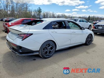 Trzecie zdjęcie samochodu z tyłu: 2024 HYUNDAI ELANTRA N-LINE ULTIM VIN:KMHLR4DF7RU710801 - miniatura