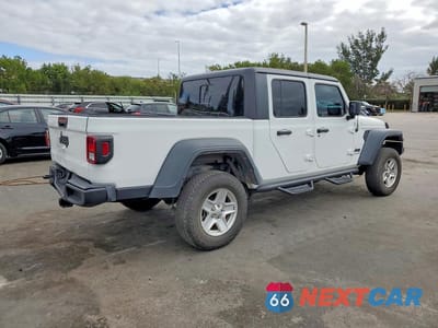 Trzecie zdjęcie samochodu z tyłu: 2020 JEEP GLADIATOR SPORT VIN:1C6JJTAG4LL172671 - miniatura