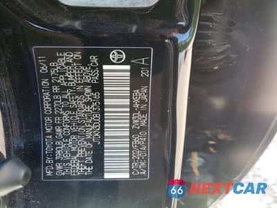 Zdjęcie 12 z 12 samochodu: 2011 TOYOTA PRIUS THREE VIN:JTDKN3DU0B1375165 - miniatura