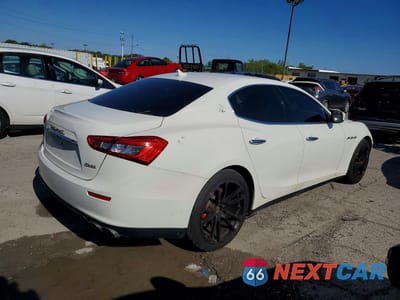 Trzecie zdjęcie samochodu z tyłu: 2016 MASERATI GHIBLI S VIN:ZAM57RTA6G1176934 - miniatura