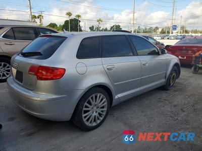 Trzecie zdjęcie samochodu z tyłu: 2007 AUDI A3 2.0 PREMIUM VIN:WAUNF78P37A033140 - miniatura