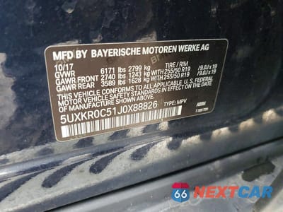 Zdjęcie 13 z 13 samochodu: 2018 BMW X5 XDRIVE35I VIN:5UXKR0C51J0X88826 - miniatura