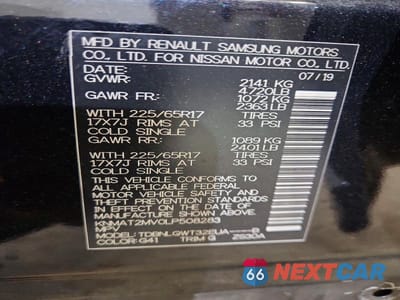 Zdjęcie 14 z 14 samochodu: 2020 NISSAN ROGUE SV VIN:KNMAT2MV0LP508283 - miniatura