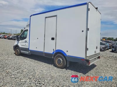 Drugie zdjęcie samochodu z przodu: 2021 FORD TRANSIT DELIVERY TRUCK VIN:1FDBW5Z84MKA84374 - miniatura