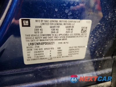 Zdjęcie 13 z 13 samochodu: 2023 BUICK ENVISION ESSENCE VIN:LRBFZNR48PD066221 - miniatura