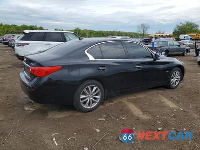 Trzecie zdjęcie samochodu z tyłu: 2017 INFINITI Q50 2.0T VIN:JN1CV7AP3HM642013 - miniatura