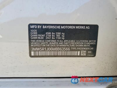 Zdjęcie 12 z 12 samochodu: 2021 BMW 330I VIN:3MW5R1J06M8B63566 - miniatura