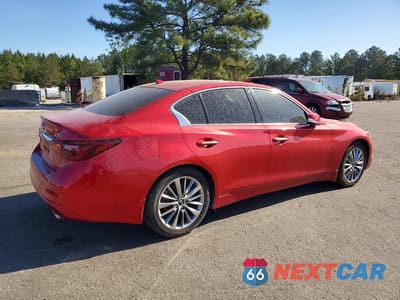 Trzecie zdjęcie samochodu z tyłu: 2022 INFINITI Q50 LUXE VIN:JN1EV7BP4NM310021 - miniatura