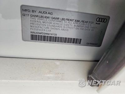 Zdjęcie 12 z 12 samochodu: 2017 AUDI A8 L QUATTRO VIN:WAU43AFD3HN016133 - miniatura