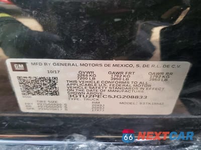 Zdjęcie 12 z 12 samochodu: 2018 GMC SIERRA K1500 DENALI VIN:3GTU2PEC5JG208833 - miniatura