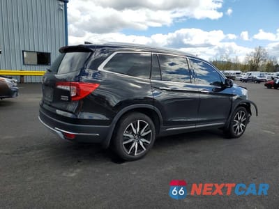 Trzecie zdjęcie samochodu z tyłu: 2019 HONDA PILOT TOURING VIN:5FNYF6H60KB012523 - miniatura