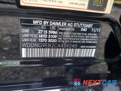 Zdjęcie 12 z 12 samochodu: 2012 MERCEDES-BENZ S 550 4MATIC VIN:WDDNG9EB2CA454240 - miniatura